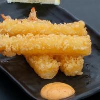 Tempura Shrimps 4 Pieces · Fried battered shrimps.