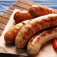 Brazilian Sausage (1 Pc) · Ground beef mixed with Brazilian spices and barbequed just the way you like.