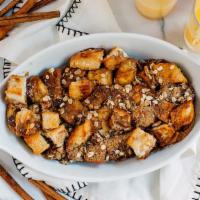 Cinnamon Streusel French Toast Bake - Serves 3-4 · Ready to bake. Indulge in our custardy French toast bake with hints of warm cinnamon and bak...