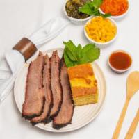 Brisket Dinner With 1 Side · Due to the price increase in Beef Products, prices have been adjusted.
