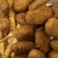 Chicken Nugget Basket · Includes medium fries.