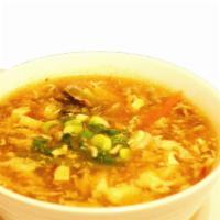 #17. Hot & Sour Soup · Pork Hot & Sour Soup