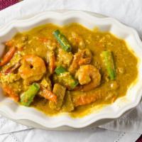 2470. Shrimp With Curry Lobster Sauce · Shrimp sauteed with mild yellow curry lobster sauce, onion, green onion, green onion, mushro...