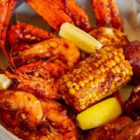 S** On The Beach · S** On the Beach(Only For YOU)
1 person. 1 cluster snow crab, ½ lb shrimp, 2 potatoes,corn, ...