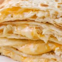 Cheese Quesadilla · Vegetarian. Flour tortilla, cheese, salsa on the side.