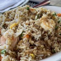 Fried Rice · With chicken, beef, vegetables, shrimp or bbq pork.