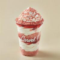 Strawberry Crunchies Sundae Dasher® · Ridiculously delicious layers of classic vanilla soft serve, Strawberry Crunchies, strawberr...