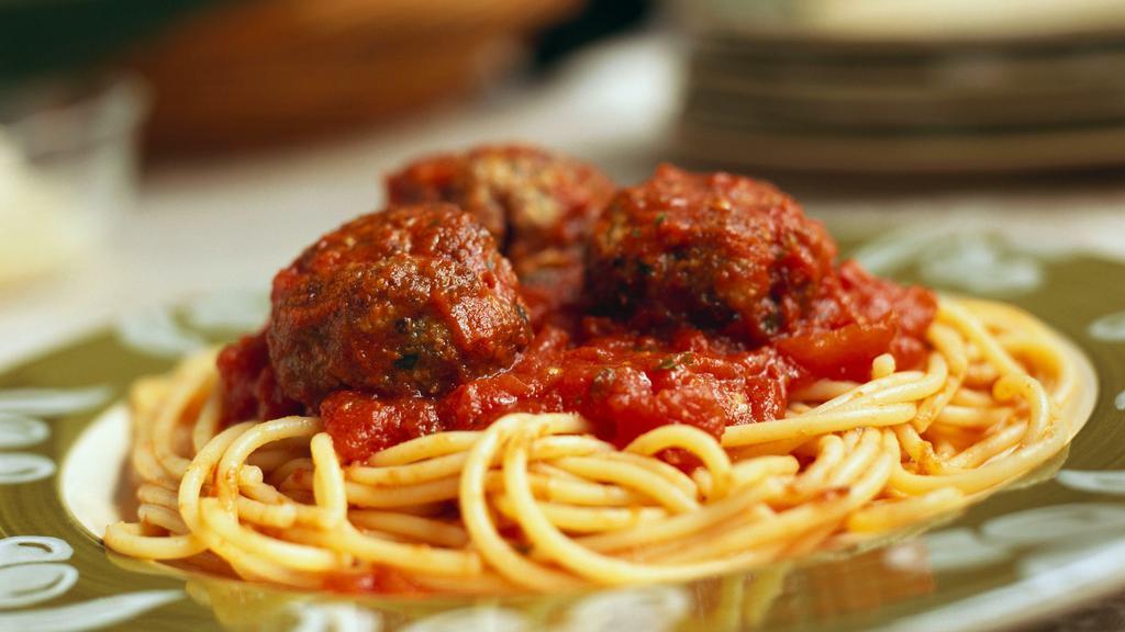 Spaghetti · Spaghetti with marinara sauce or meat sauce.