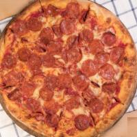 Pepperoni & Italian Sausage Pizza 14