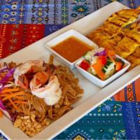 Satay Combo · Served with fried rice or pad Thai.