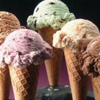 Ice Cream Scoop · Our premium ice cream comes in many indulgent flavors for you to choose from.  (additional f...