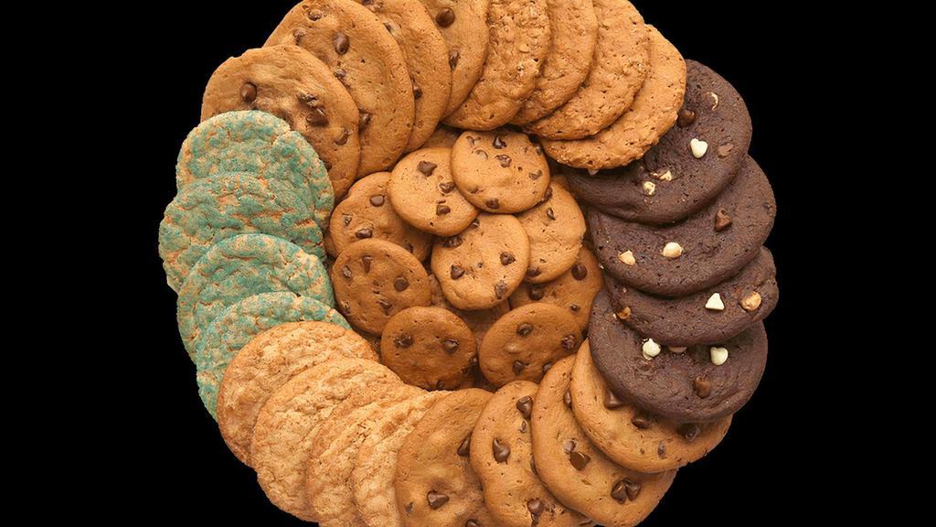 Classic Toll House Platter · A winning combination of Nestle Toll House Cafe greatness!  Includes:.     24 Classic Cookies.     30 Chocolate Chip Mini Cookies