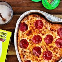 Heart Shaped Pepperoni Pizza · 