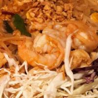 Pad Thai Chicken · Thai favorite noodles with egg,beansprout, peanut, green onions.