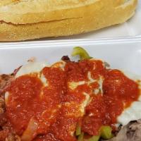 Hot Plate Roast Beef & Pastrami (Not A Sandwich) · Roast beef and Pastrami Plate, Bread Included