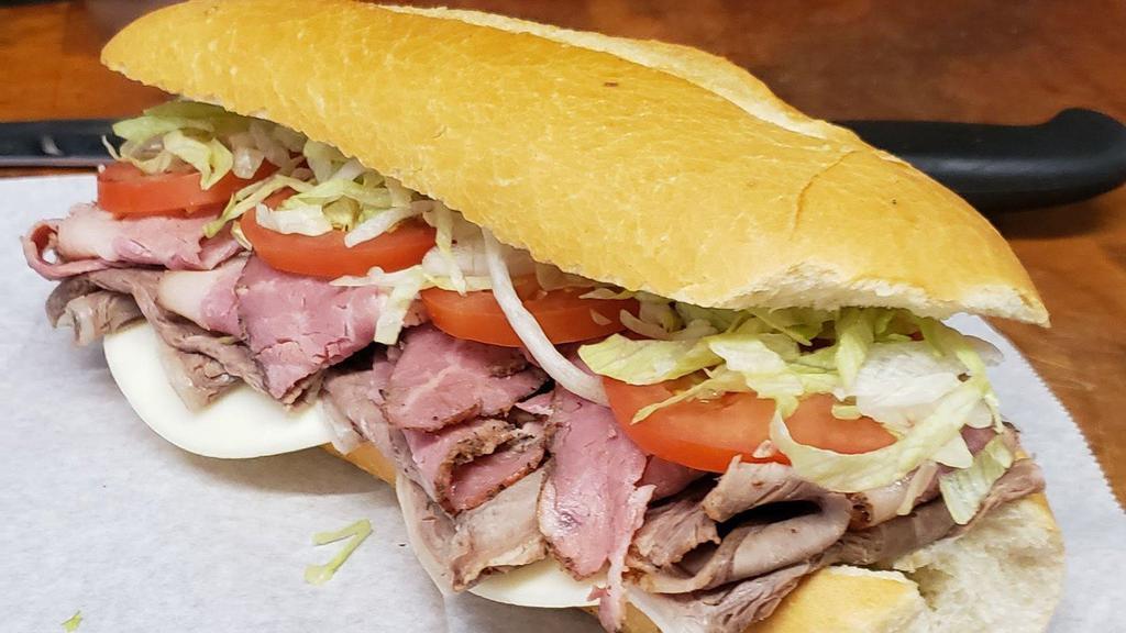 Roast Beef, Pastrami And Cheese Cold Sandwich · 