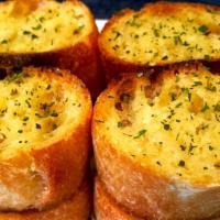 Garlic Bread · With a side of marinara sauce.