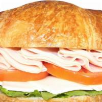 10) Turkey Croissant Sandwich · 