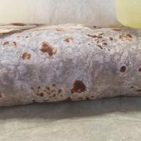 Carne Asada Burrito · Carne asada, pico de gallo & guacamole
