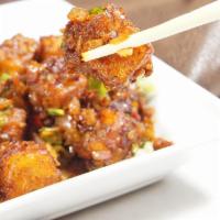 Lat Mai Paneer · Spicy. Marinated Paneer, Chili Paste, Onion.