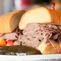 Roast Beef · Cooked daily in house. Usually cooked to about a Medium, with a pink middle