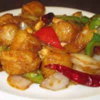 Kung Pao Scallop · Spicy. With peanut.