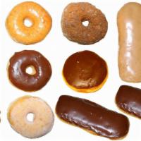 2 Dozen Mixed · ***If you want to Choice, Please write down a note***
Glazed, Bar, Twist, Jelly, French, But...