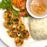 Grilled Shrimp Plate · 