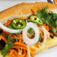 Banh Mi · Choice of charbroiled pork or grilled chicken or vegetarian.