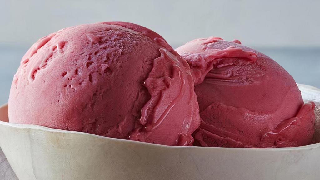 Raspberry Sorbet · We blended delicious, ripe raspberries into a smooth puree for this tangy yet sweet fruit sorbet. It's refreshing and smooth with a sweet flavor intensity.