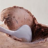 Belgian Chocolate · Belgian chocolate ice cream surrounded by ribbons of hot fudge topped with whipped cream and...