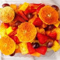 Cocktel De Fruta · watermelon, pineapple, mango, orange, cantaloupe, honeydew and strawberry