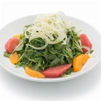 Citrus Salad · Arugula, Orange, Fennel, Grapefruit, Citrus Dressing.