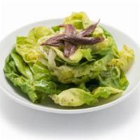 Butter Lettuce · Anchovies, Balsamic-Anchovy Dressing