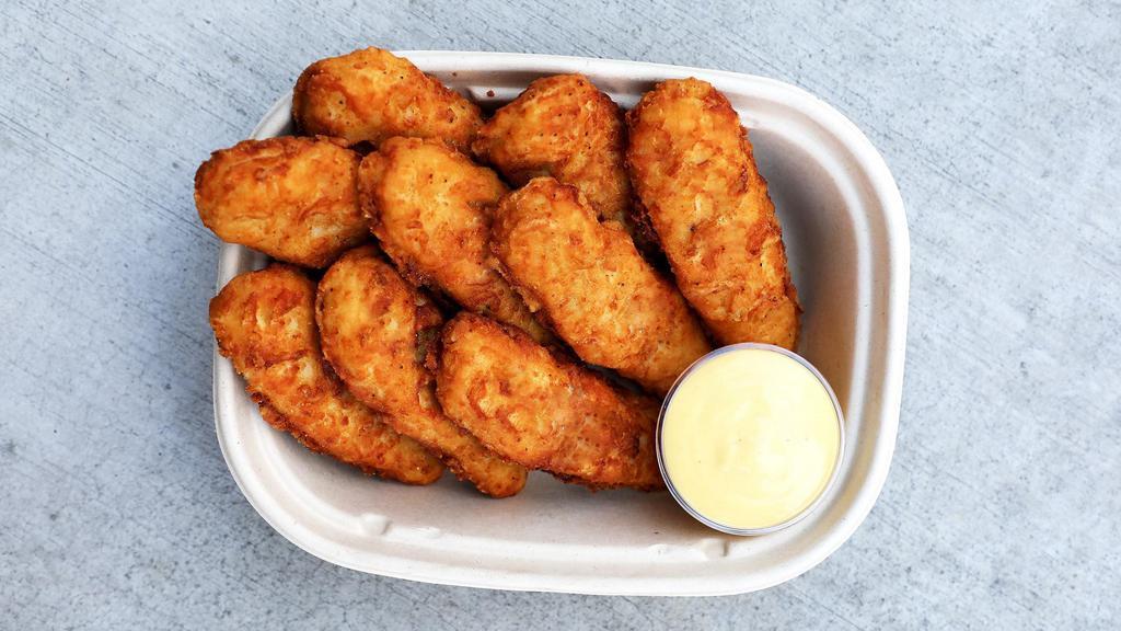 Chicken Tenders Combo · Our perfectly fried, juicy chicken tenders with your choice of seasoning, dipping sauce. Plus your choice of one side and one drink.