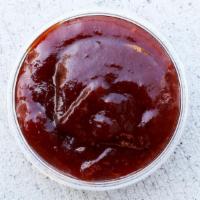 Bbq · Our homemade Kansas-City Style BBQ sauce - thick, sweet, and tangy.