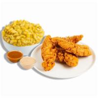 The Settleman · 4 of our jumbo, hand-breaded, crispy, all white meat chicken tenders, paired with our SnapBa...