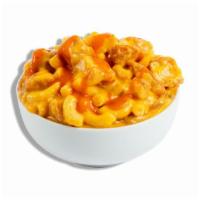 Buffalo Chicken Mac · Tender elbow pasta in a blend of rich cheeses turned up to eleven with our house made buffal...