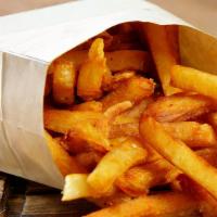 Fries (Double Order) · Organic Russet, Lava Salt, Heinz, Peppercorn Aioli