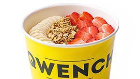 Original · Blended with açaí, banana, coconut water topped with granola, strawberries, banana, honey.