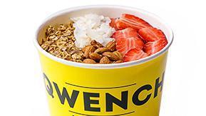 G-Bowl - Acai Bowl · Blended with acai, Greek yogurt, strawberries, banana & almond. milk. Topped with granola, strawberries, coconut, almonds &. honey.