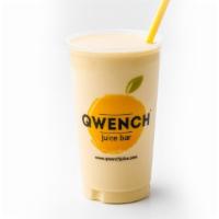 Oj Blend - Vintage Blend · Freshly-squeezed orange juice, pineapple, banana, Greek yogurt. & agave.