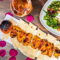 Persian Chicken Kabob · Special Persian marinated boneless chicken chunks, perfectly broiled on skewers to tendernes...