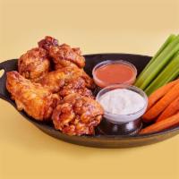 Bbq Wings · Classic Bone-In Chicken Wings, smothered in our delicious BBQ sauce.