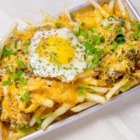 J'S Super Fries 👍👍 · French fries topped With Bulgogi(beef), cheese j's teri-mayo, fried egg (comes with  j's sau...