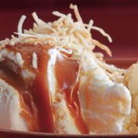 Toasted Coconut Ice Cream · Gluten free available.