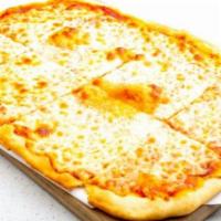 Vegan Cheese Pizza · Vegan mozzarella cheese and marinara sauce. Add veggies, vegan beef crumbles, or vegan chick...