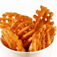 Waffle Fries · Seasoned waffle fries