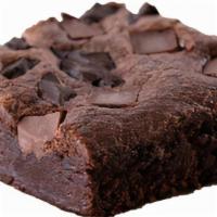 Double Chocolate Brownie · Dark fudge brownie with chocolate chunks