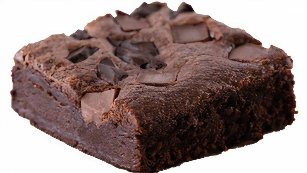 Double Chocolate Brownie · Dark fudge brownie with chocolate chunks